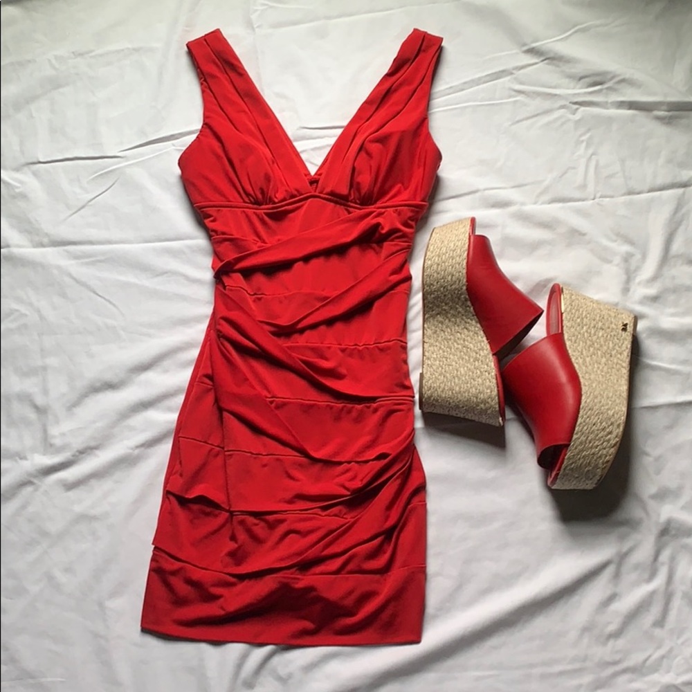 Windsor Red Bandage Dress